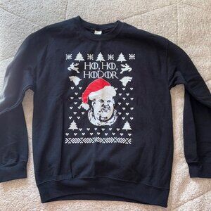 Ho Ho Hodor, Game Of Thrones, Ugly Christmas Sweater, Holiday, Medium